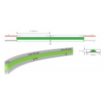 Tira LED 5 mts Flexible 24V 50W COB IP67 Verde, Serie Profesional Tira LED 5 mts Flexible 24V 50W COB IP67 Verde, Serie Profesional